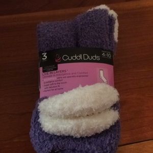 3 pair pack of cuddlDuds socks